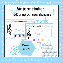 Vintermelodier – notläsning & eget skapande