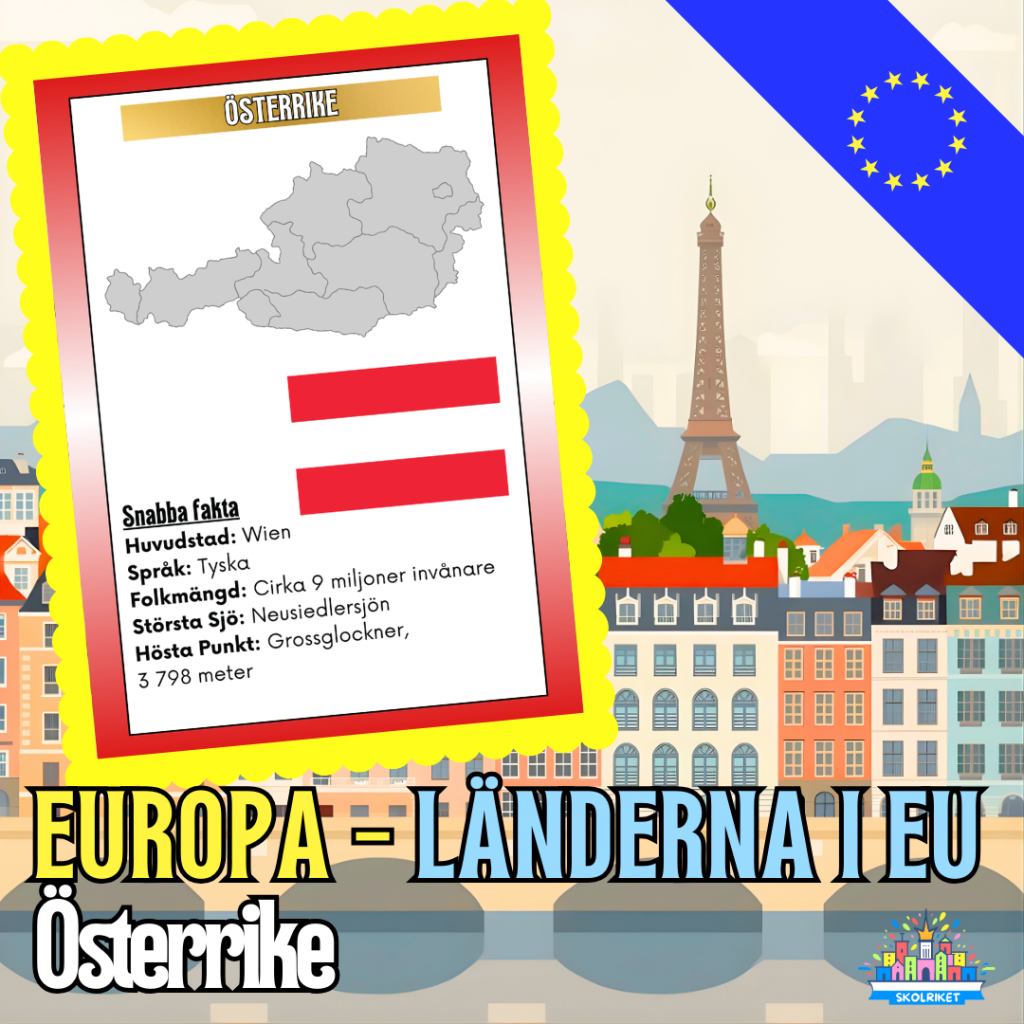 Europa – Länderna i EU – Österrike