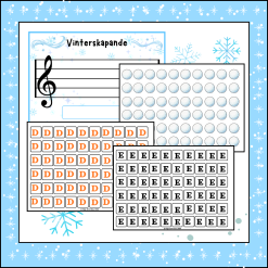 Vintermelodier – notläsning & eget skapande