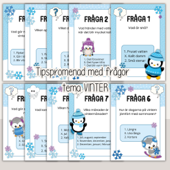 Vinter - Tipspromenad med vintertema