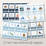 Vinter – Engelska vinterord – Ordkedja – I have… Ho has?…. - bild 2