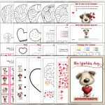 Alla hjärtans dag – Arbetshäfte Arbetsblad – 24 sidor - bild 2