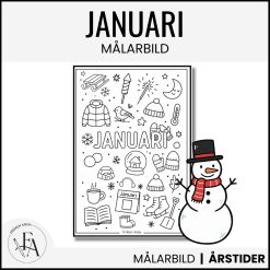 Januari | Målarbild
