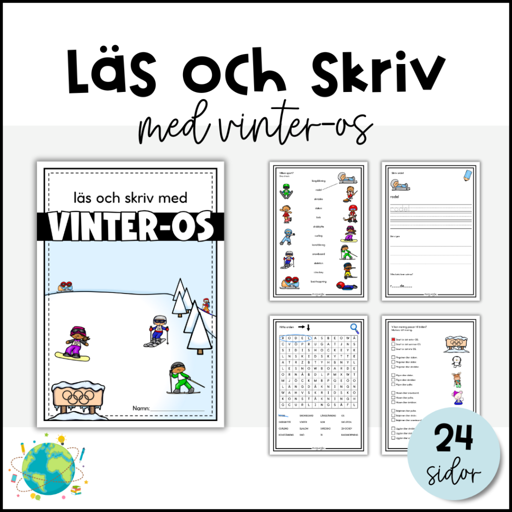 Läs och skriv med vinter-OS