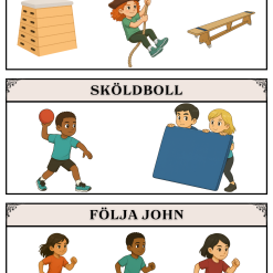 Bildstöd - Idrottsaktiviteter | 100 stycken