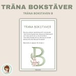 Träna bokstäver – B - bild 1