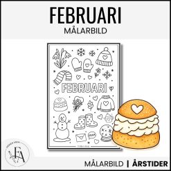Februari | Målarbild