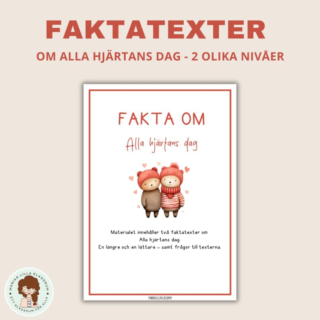 Fakta om Alla hjärtans dag – 2 olika nivåer