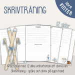 Årstider – Stort paket med skrivträning – 48 sidor - bild 5