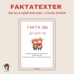 Fakta om Alla hjärtans dag – 2 olika nivåer
