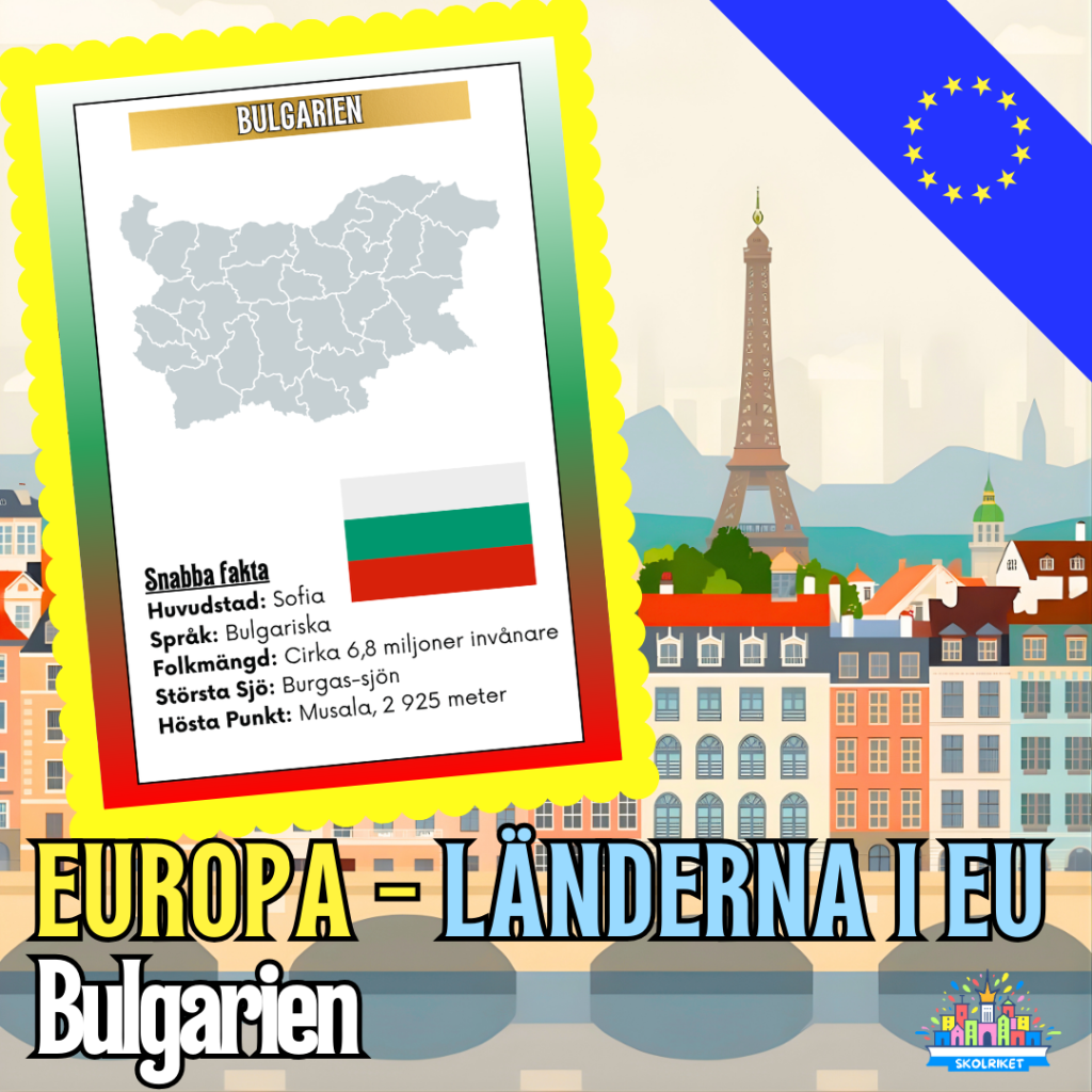 Europa – Länderna i EU – Bulgarien