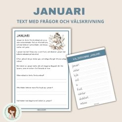 Januari – fakta och välskrivning