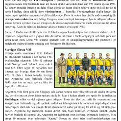 Historien om Fotbolls-VM (Del 2) – 1934 Italien