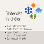 Årstider – Stort paket med skrivträning – 48 sidor - bild 6