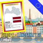 Europa – Länderna i EU – Lettland - bild 1