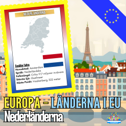 Europa – Länderna i EU - Nederländerna