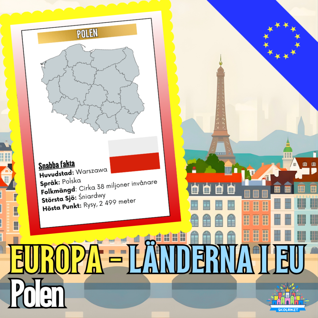 Europa – Länderna i EU – Polen