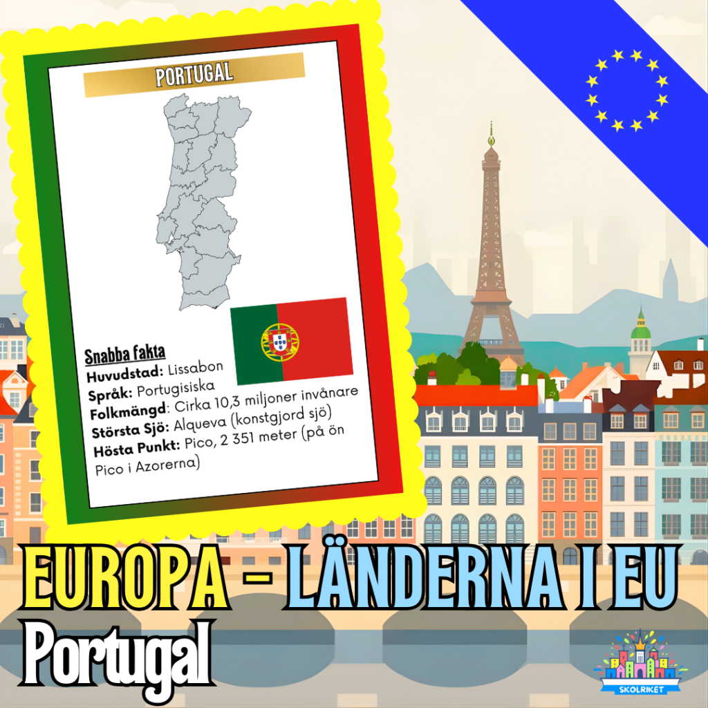 Europa – Länderna i EU – Portugal