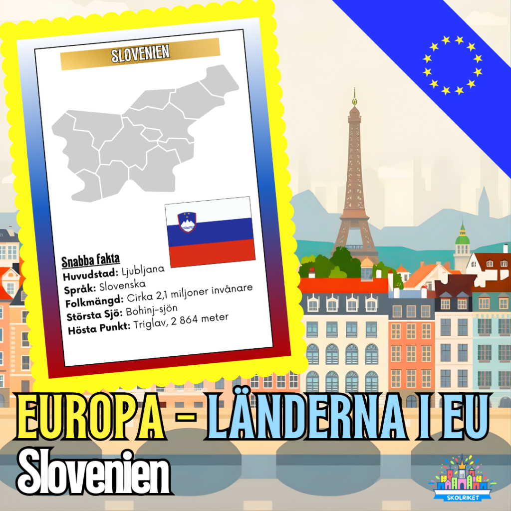Europa – Länderna i EU – Slovenien