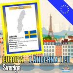 Europa – Länderna i EU – Sverige - bild 1
