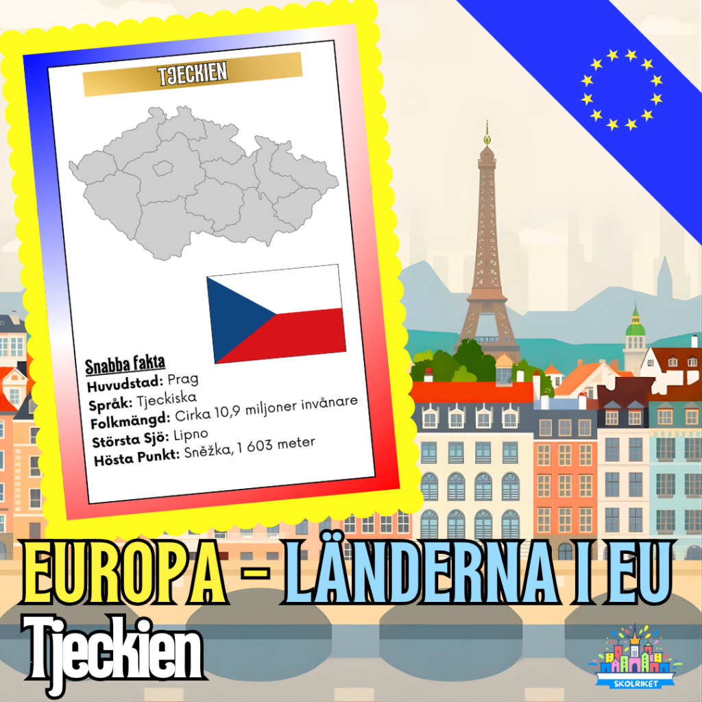 Europa – Länderna i EU – Tjeckien
