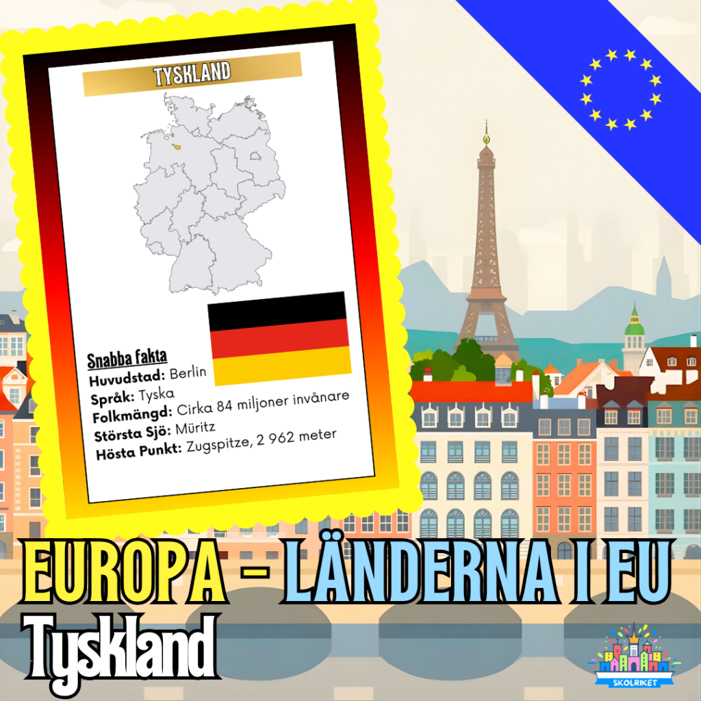Europa – Länderna i EU – Tyskland