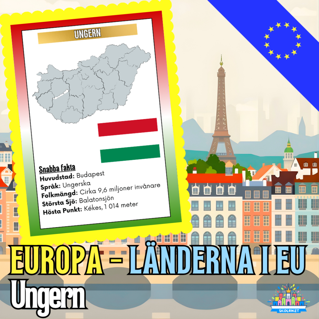 Europa – Länderna i EU – Ungern