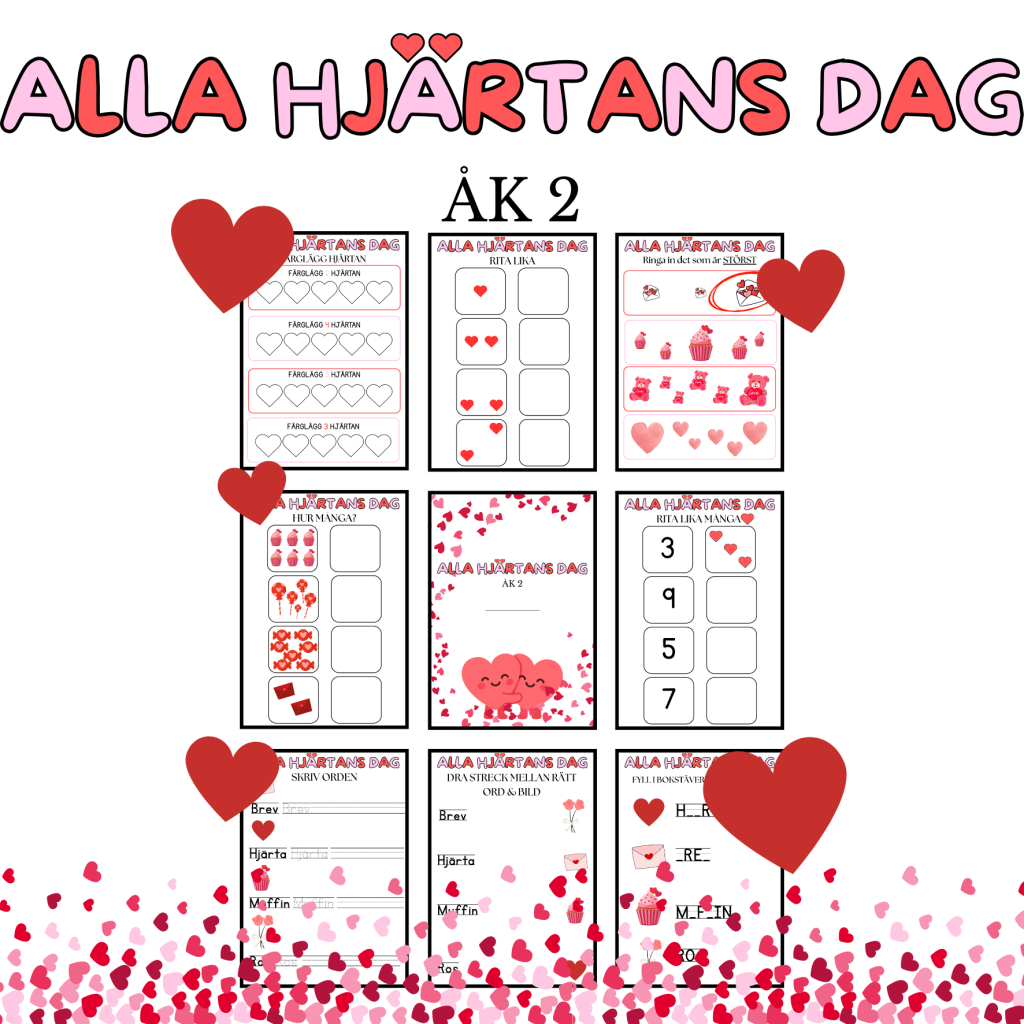 Alla Hjärtans Dag – Häfte ÅK2