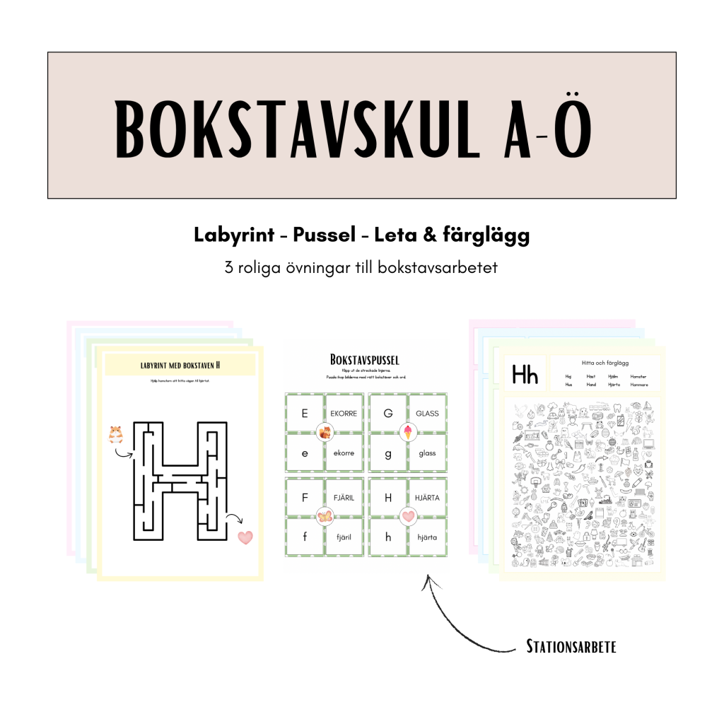 Bokstavskul A-Ö
