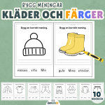 Bygg meningar – Kläder och färger - bild 1