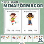 Bygg meningar – Mina förmågor - bild 1