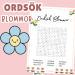 Ordsök blommor + facit - bild 1