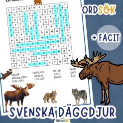 Svenska däggdjur Ordsök