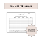 Veckans ord åk 1 – för hela läsåret - bild 4