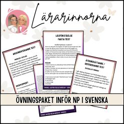 Övningspaket inför NP i svenska