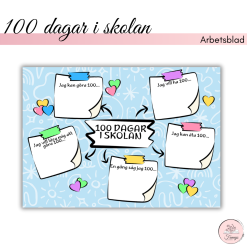 Arbetsblad 100-dagar i skolan