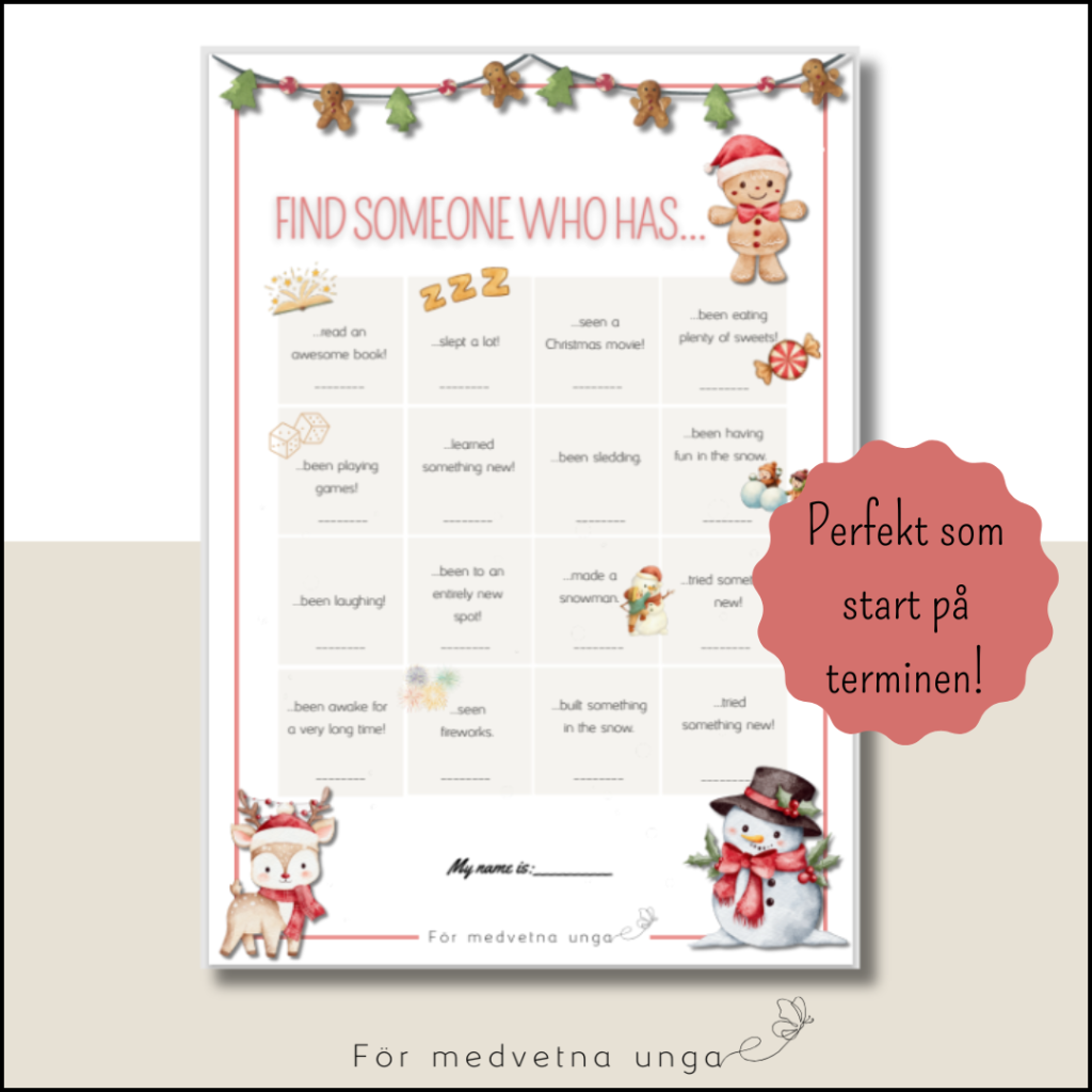 Find someone who has…