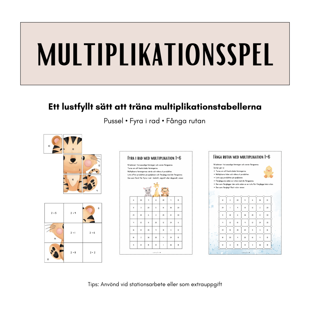 Multiplikationsspel