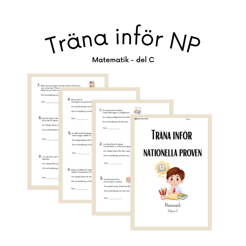 Träna inför NP – matematik del C