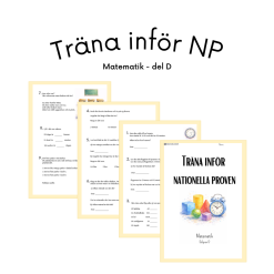 Träna inför NP - matematik del D