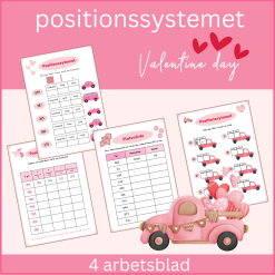 Positionssystemet Valentine, 4 arbetsblad