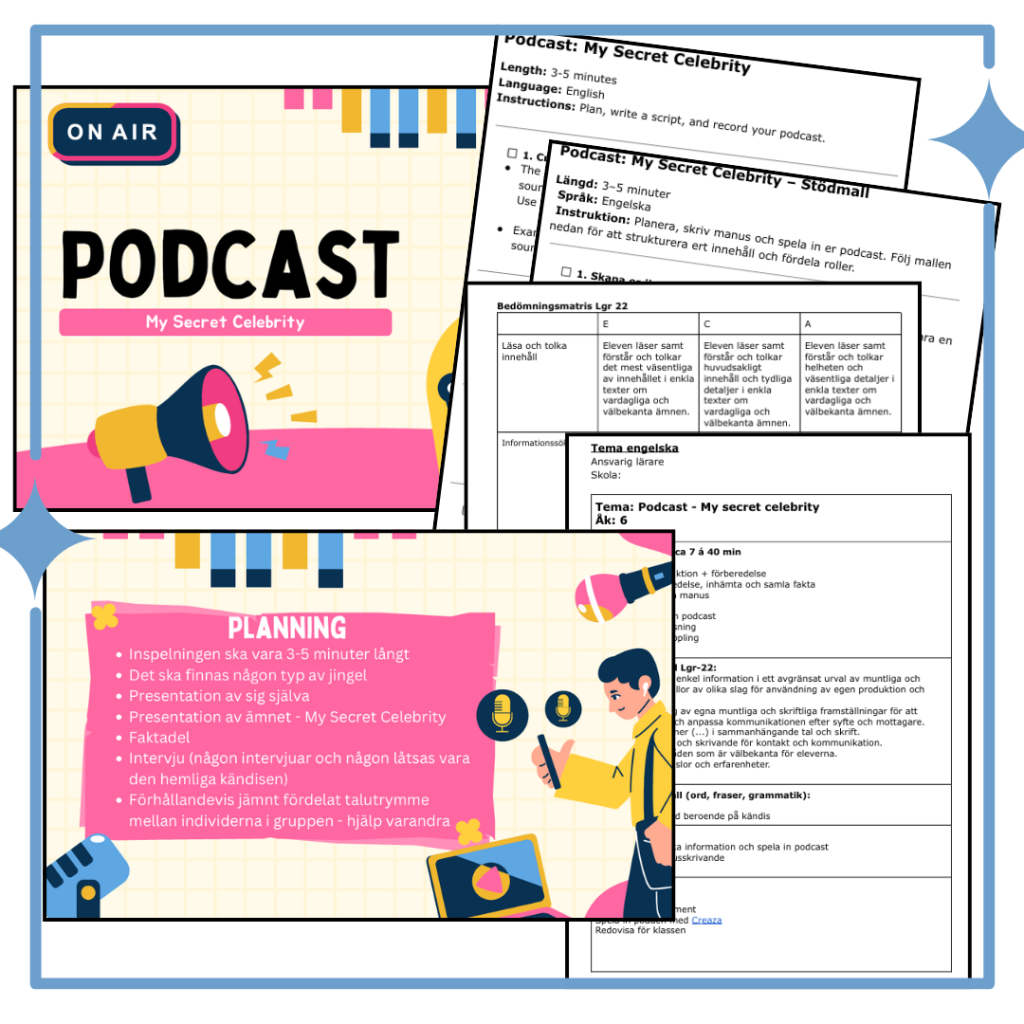 Temapaket: Podcast år 6