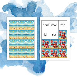Läsjakten nivå 2 - 3 bokstäver (kvk)