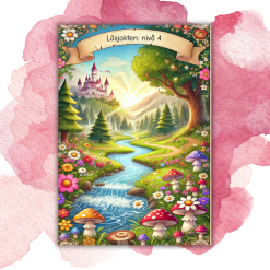 Läsjakten nivå 4 - 4 bokstäver (kvkv)