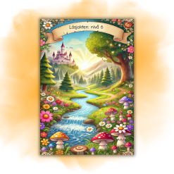 Läsjakten nivå 6 - 4 bokstäver/konsonantförbindelser i början