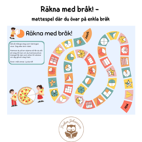 mattespel-räkna med bråk
