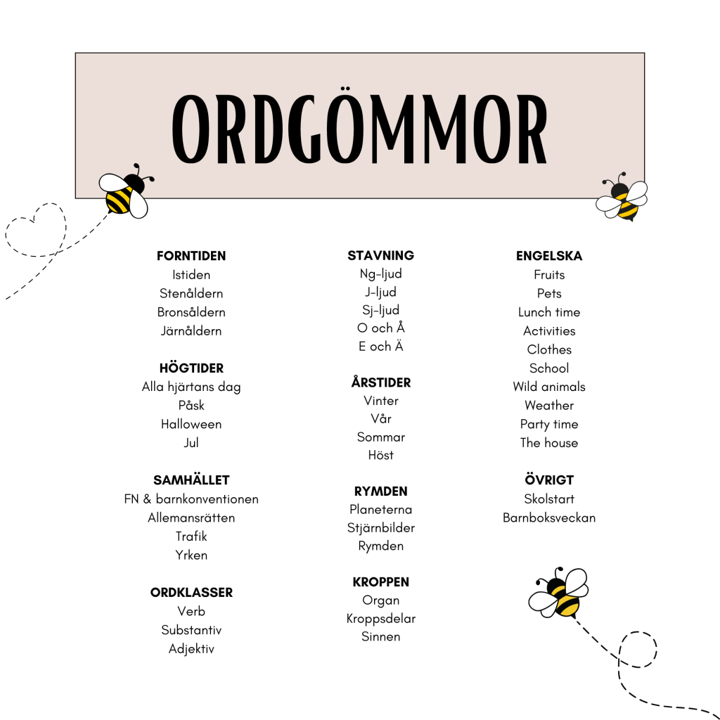 Storpack: 42 Ordgömmor – med facit