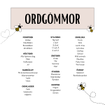 Storpack: 42 Ordgömmor – med facit - bild 1