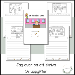 Jag övar på att skriva