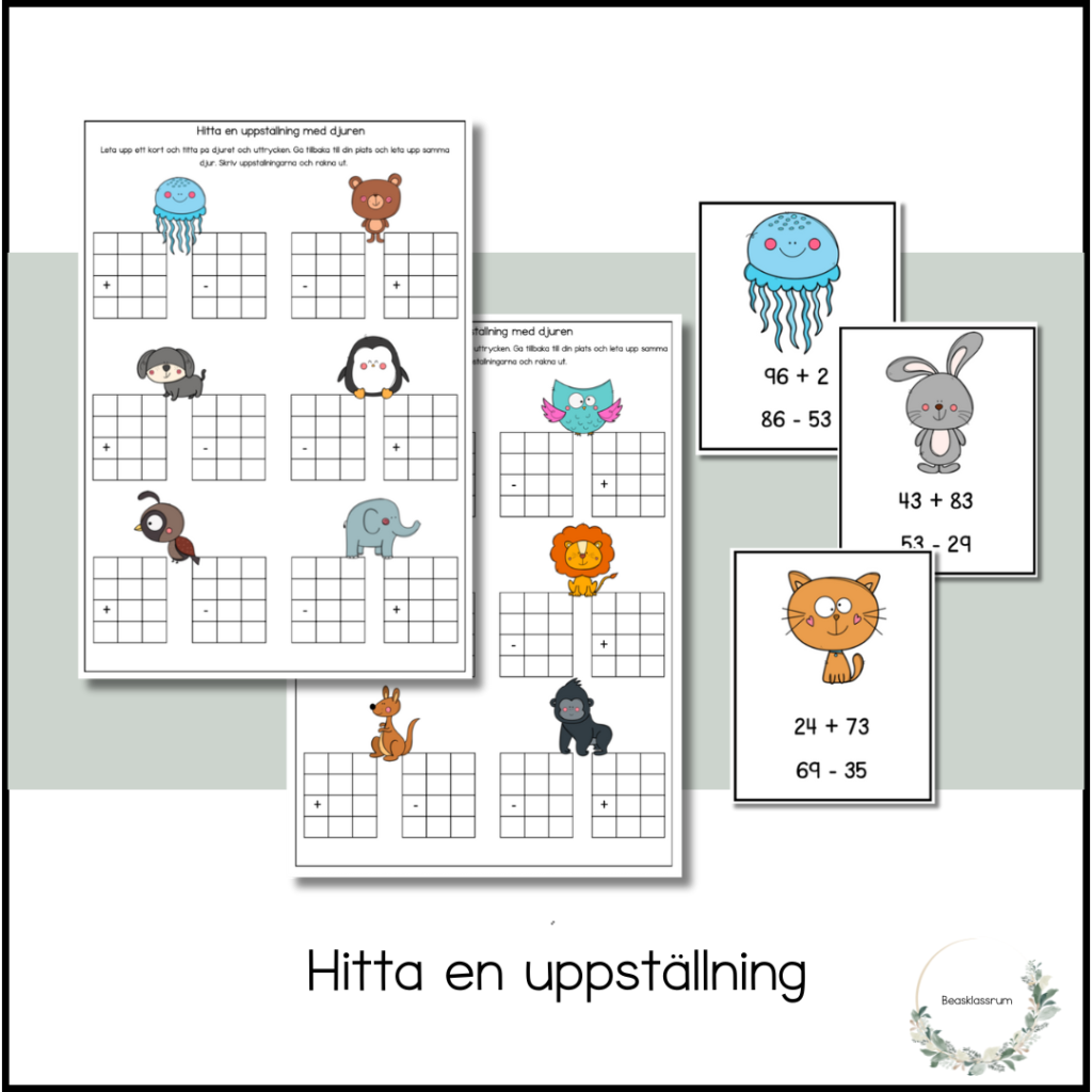 Hitta en uppställning